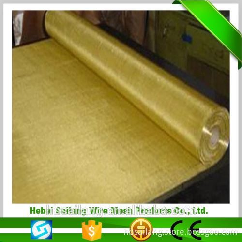 Flat bending woven galvanized proof wire weave copper mesh